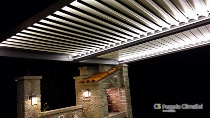 Osvetljena pergola ClimaSol
