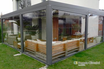 Pergolo ClimaSol z PVC ZIP roloji
